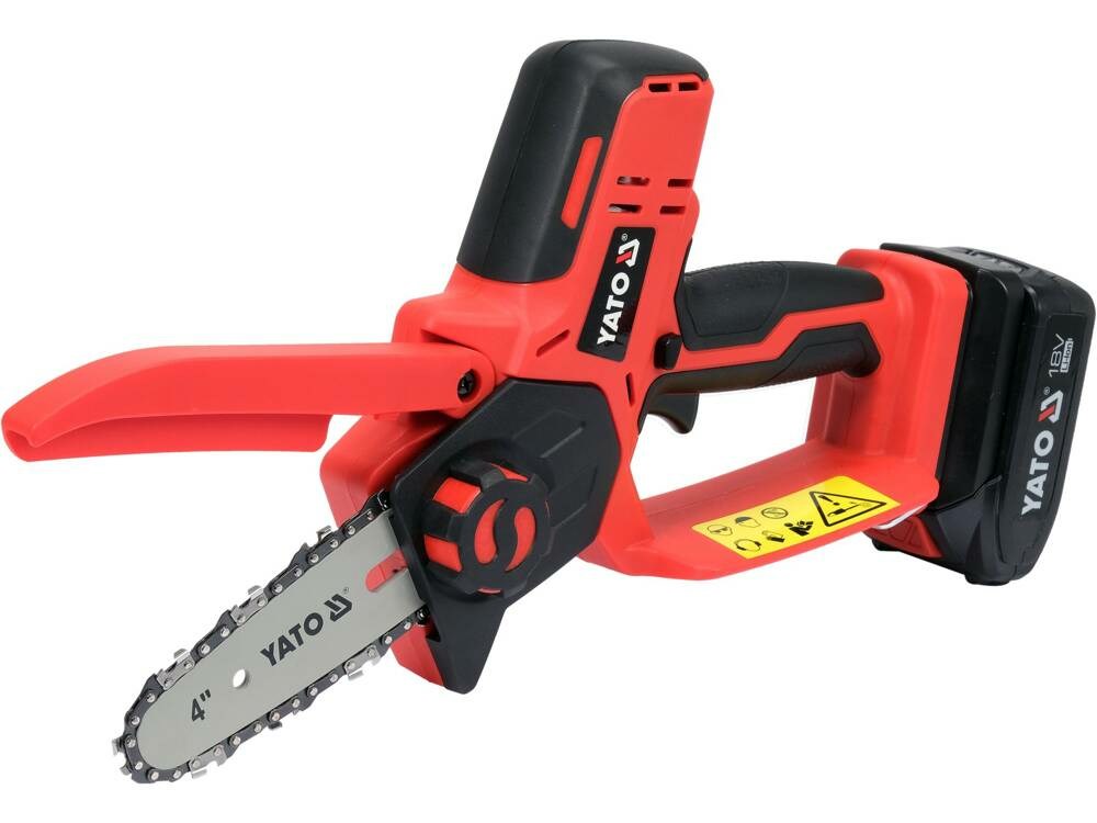 Sharrë zinxhiri pa kabëll Yato YT-828135, 18 V, shufër 10 cm, e kuqe