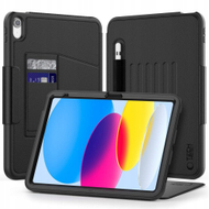Këllëf tablet Tech-Protect Pen Armor për iPad 10.9" 2022 dhe 11" 2025, me mbajtëse stylus, i zi