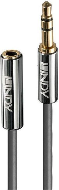 Kabllo Lindy Jack 3.5mm - Jack 3.5mm, 1m, e argjend