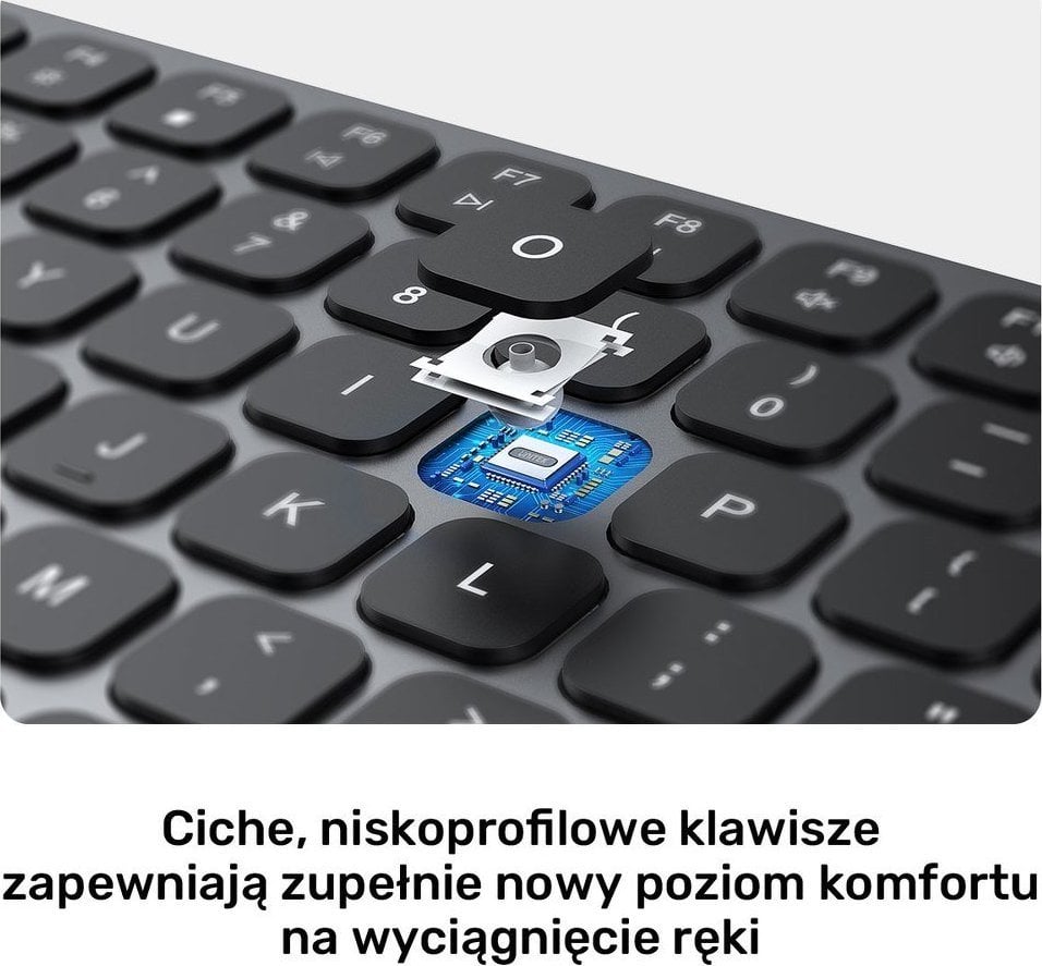 Tastierë Unitek, me kabllo, US, e hirtë