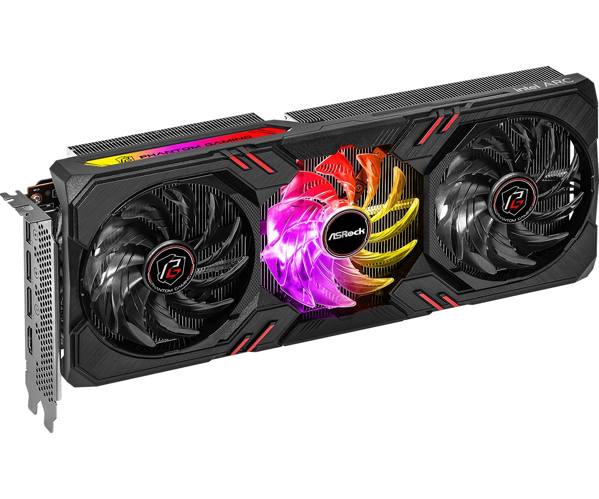 Kartelë grafike Asrock Arc A770 Phantom Gaming OC, 16GB GDDR6, e zezë