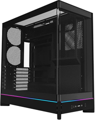 Kutia PC Montech HS02B, ATX Mid Tower, xham i temperuar, e zezë