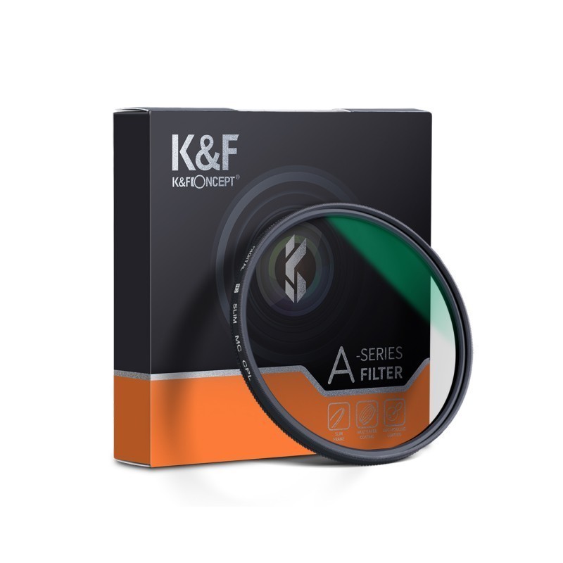 K&F Concept CPL, SLIM, Green Coated 55mm