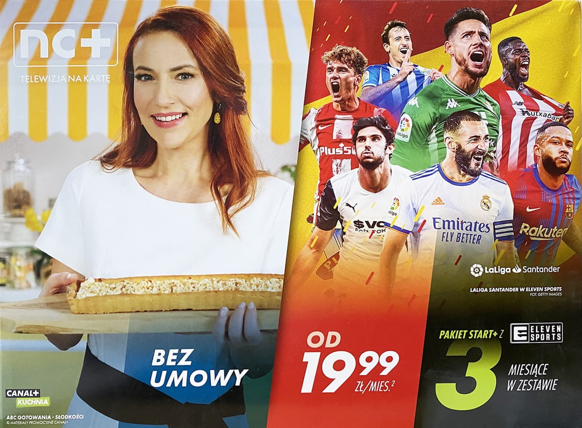 Dekoder satelitor Nc+ Prepaid Start+, HD, 3 muaj Eleven Sports, i zi
