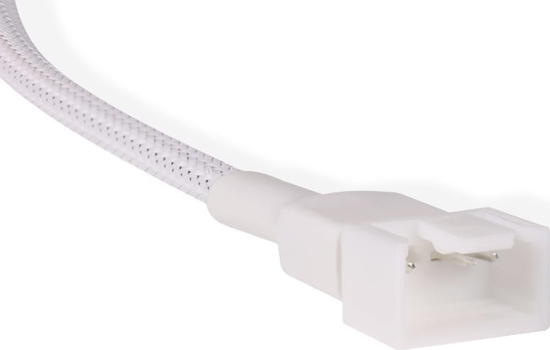 Kabllo ndarëse PWM Alphacool Y-Splitter, 4-Pin në 2x 4-Pin, 15cm, e bardhë