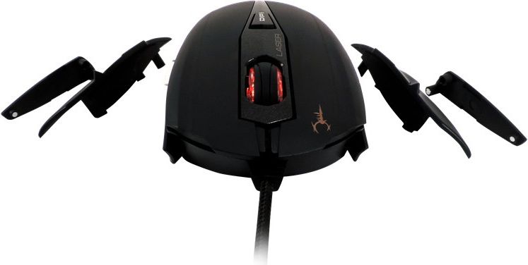Maus lojërash Gamdias HADES GMS7011, lazer, 8 butona, me kabllo USB, i zi