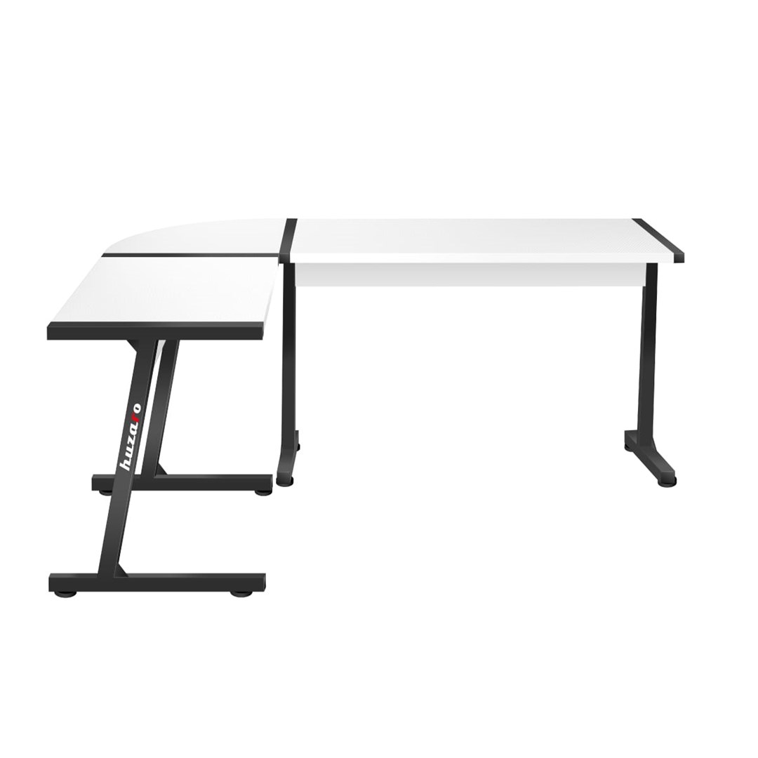 Tavolinë gaming këndore Huzaro Hero 6.0, 147x112 cm, 15mm, e bardhë 3