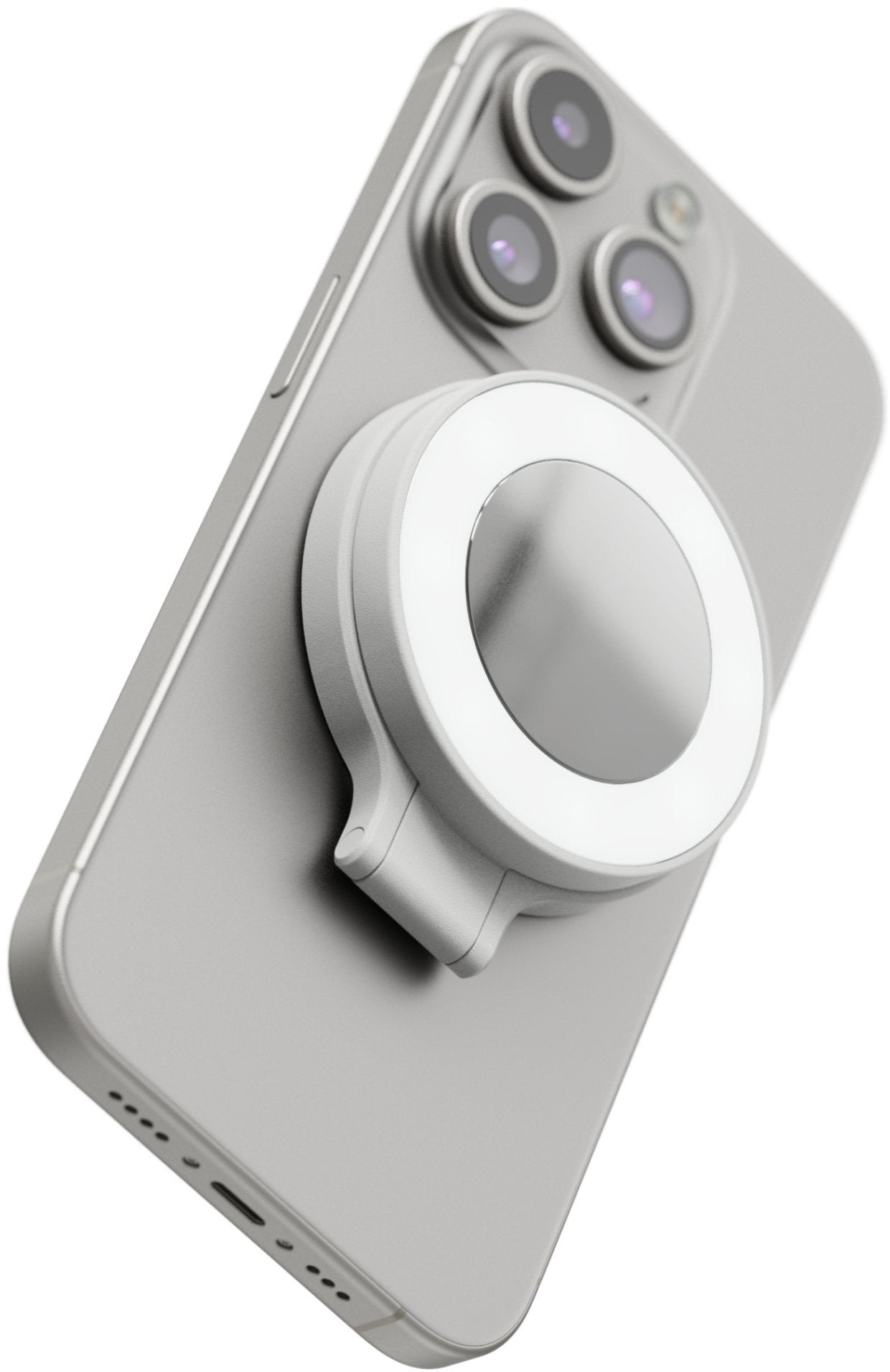 Dritë magnetike për smartphone ShiftCam SnapPocket, me pasqyrë, ngjyrë Stone