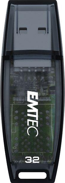USB Emtec C410, 32GB, USB 2.0, transparent i zi