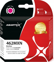 Мастило за печатач Asarto за Brother LC462XLM, 1500 страници, магента