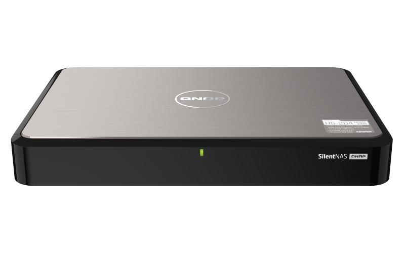 Server skedarësh Qnap HS-264-8G, 8GB RAM, 2.5GbE, i zi