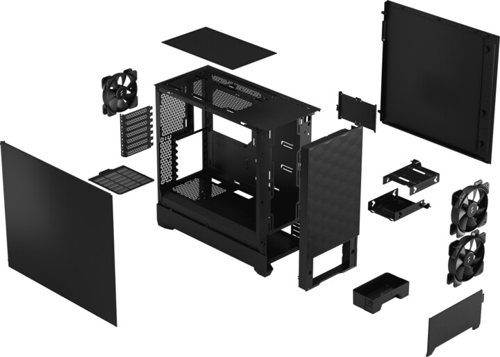 Kasë kompjuteri Fractal Design Pop Air Black Solid