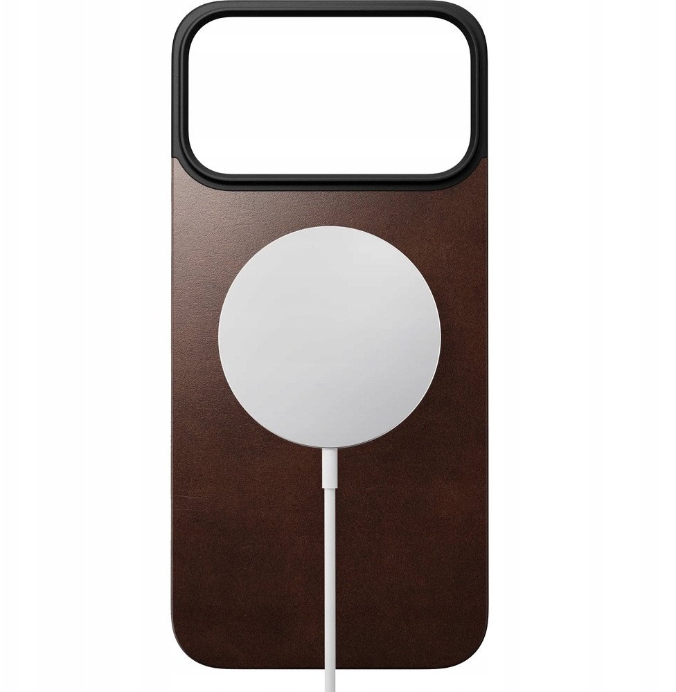 Kapotë magnetike Nomad për iPhone 17 Pro Max, lëkurë Horween, MagSafe, kafe