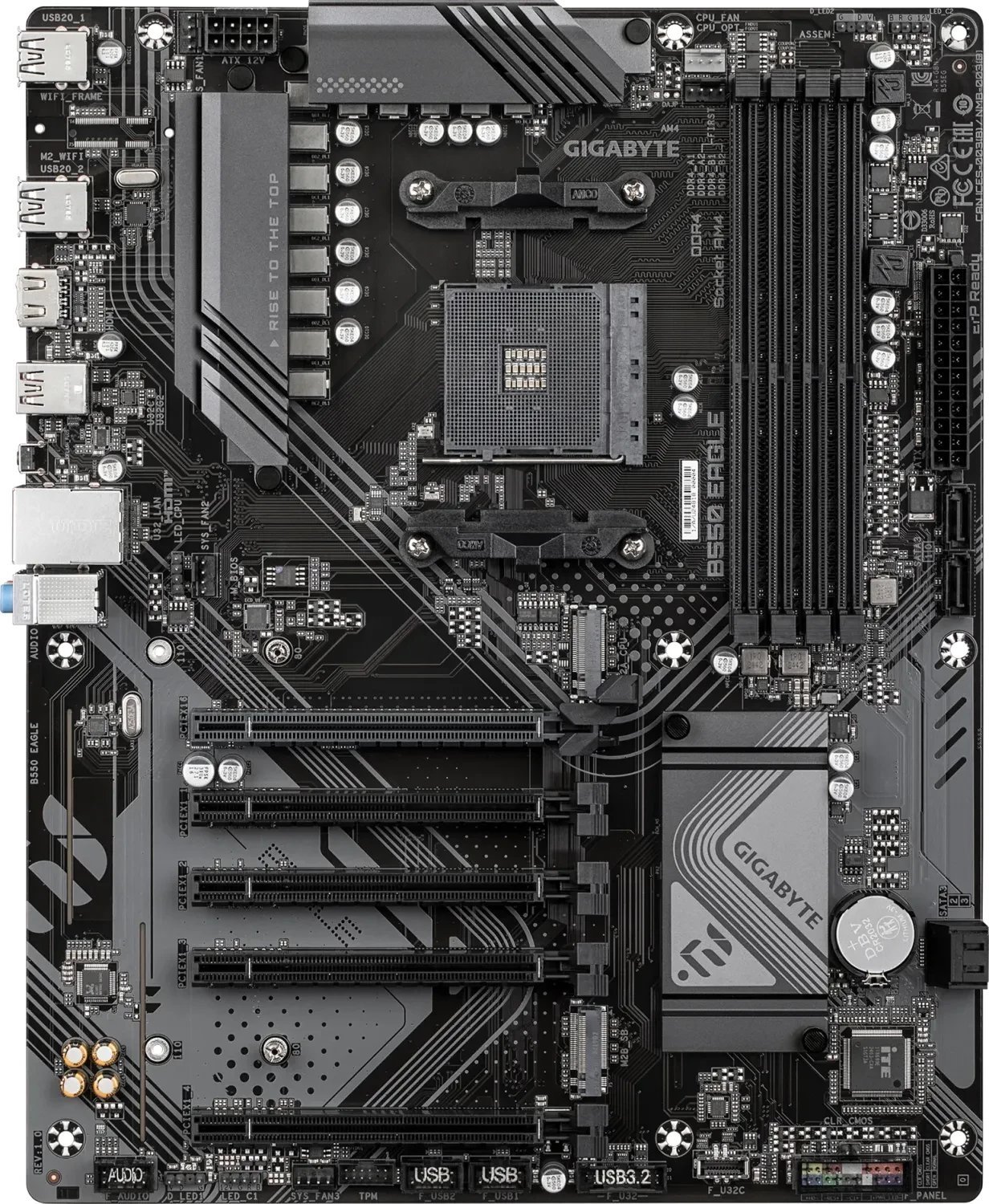 Pllakë amë Gigabyte B550 Eagle, ATX, DDR4 deri 128GB, 1GbE LAN