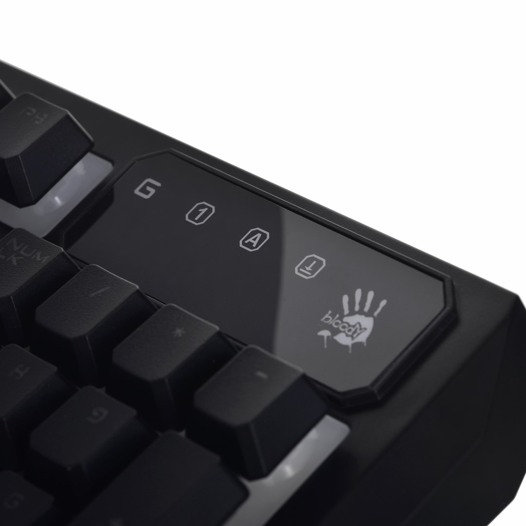 Tastierë Gaming A4 Tech B140N, USB, RGB, e zezë