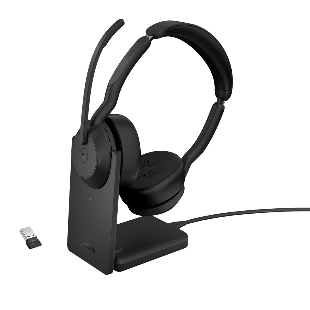 Kufje Jabra Evolve2 55, të zeza