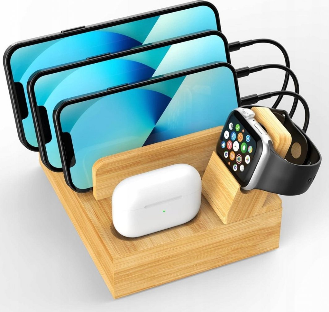 Stacion karikimi Easypix GoXtreme Vision 4K Impulse 4K, karikon 2 bateri, hyrje USB 5V 1A, ngjyrë druri