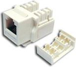 Modul keystone Alantec MK007 RJ12 RJ11, Cat 3, i bardhë
