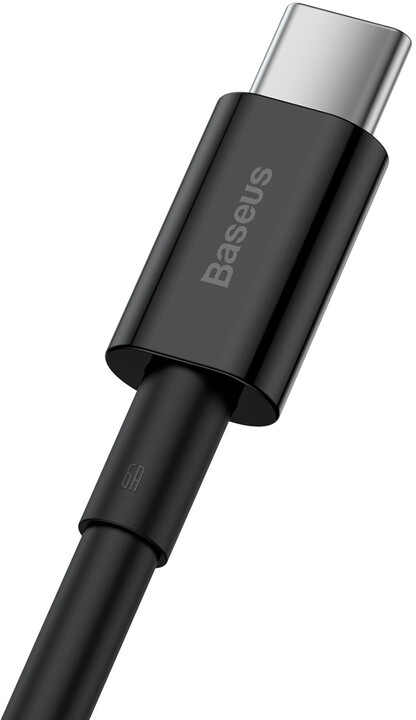 Kabllo për karikim / të dhëna Baseus Superior Series USB-A - USB-C, 66W, 1m, e zezë