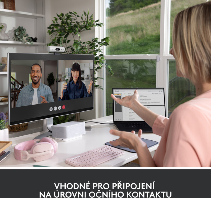 Ueb kamerë Logitech Brio 500, e bardhë