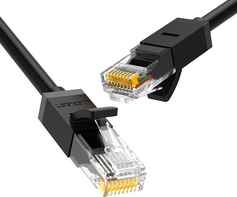 Kabllo rrjeti Ugreen Ethernet RJ45 Cat.6, 2 metra, e zezë