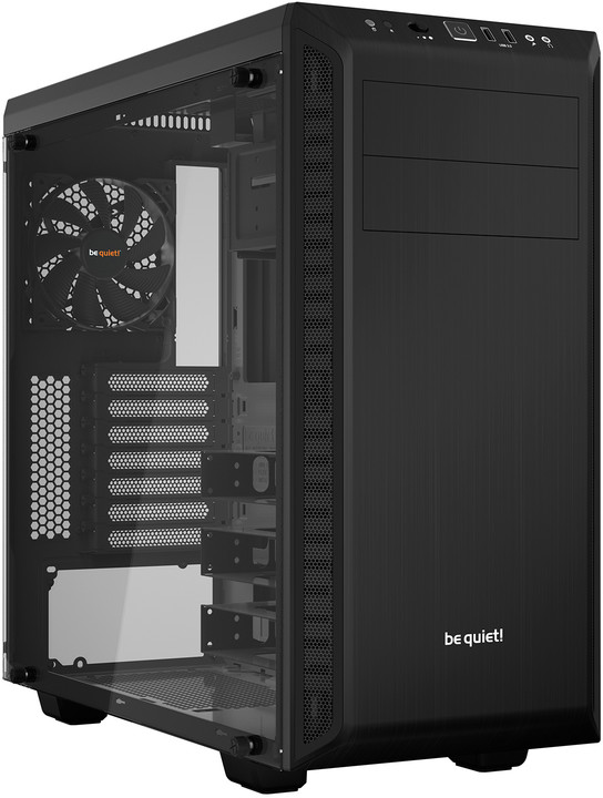 Kasë Be quiet! PURE BASE 600, e zezë