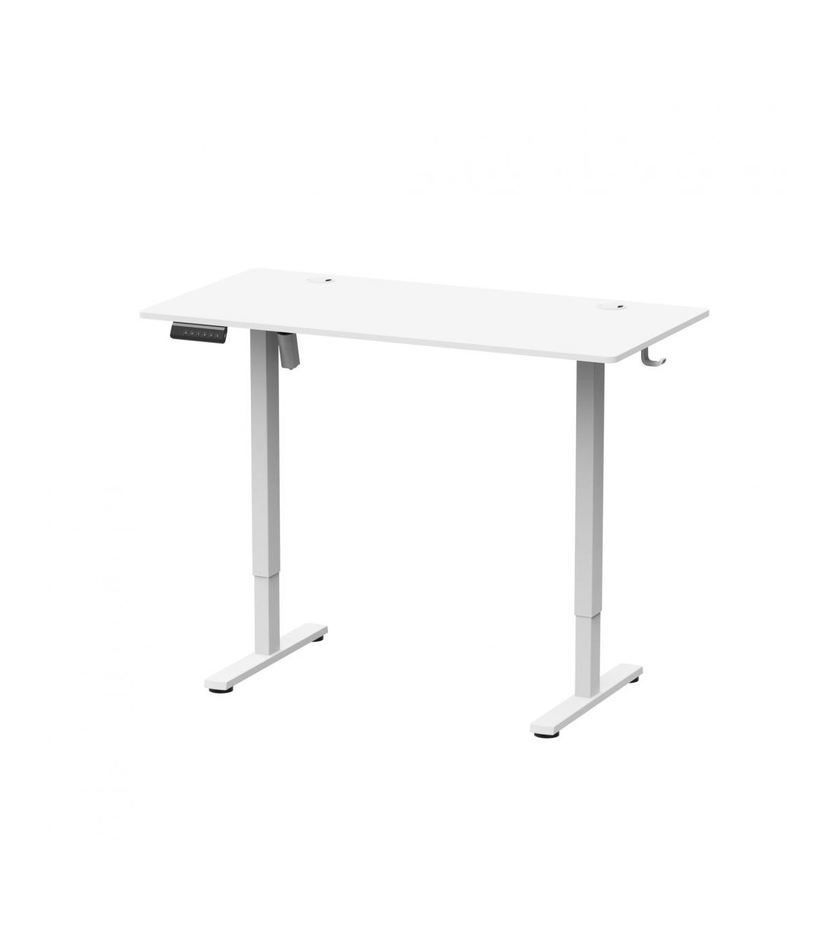 Tryezë zyre SERIOUX Ascend, rregullim elektrik lartësie, 730 1180 mm, e bardhë