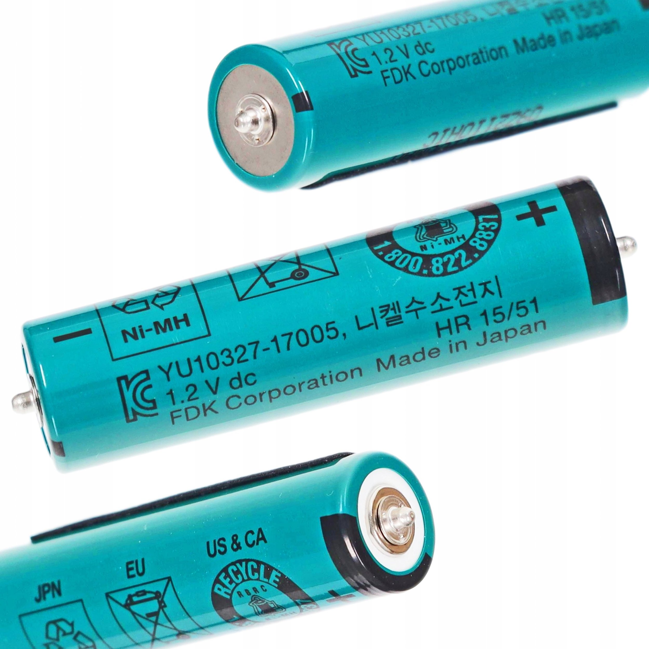 Bateri zëvendësuese për makinë qethëse Panasonic Braun, 2000mAh, NiMH, e gjelbër
