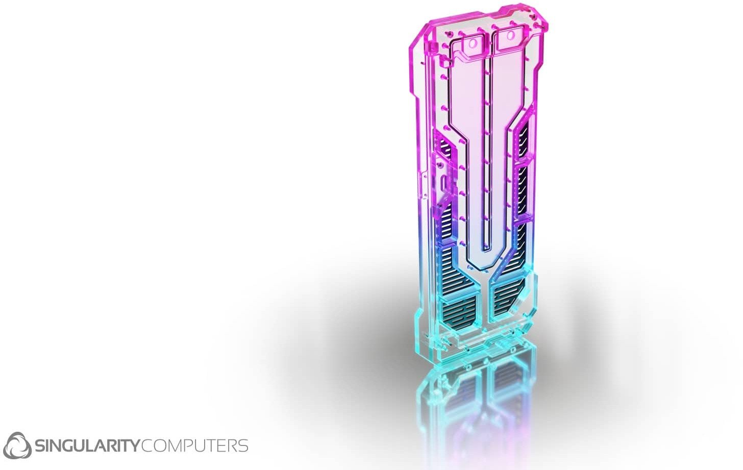 Panel i përparmë akrilik Singularity Computers Spectre 4 Elite, për kasë PC, transparent