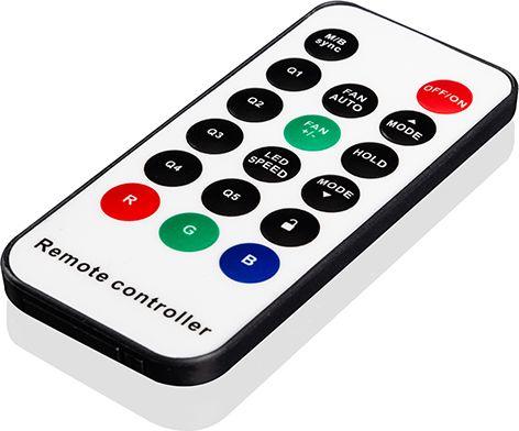 Kasë Modecom Volcano Amirani ARGB, e bardhë, Midi Tower