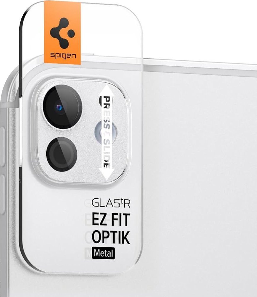 Mbrojtësja e lentes së kamerës Spigen Glas.tR EZ Fit Optik Metal për iPad Pro 11" / 13" 2024, e argjendtë