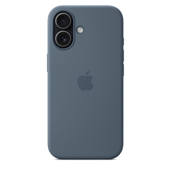 Apple iPhone 17 Silicone Case with MagSafe, Anchor Blue