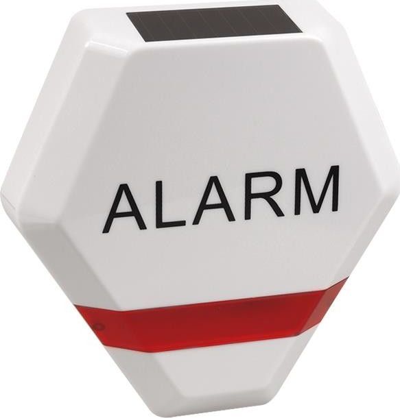 Sirenë solare alarmi Maclean, e bardhë