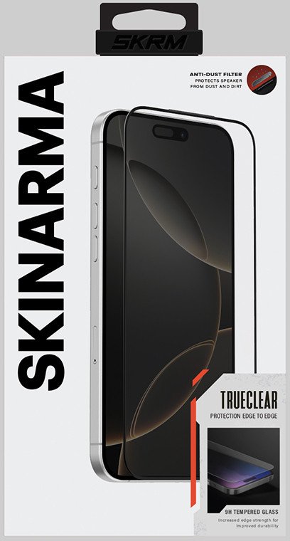 Xham mbrojtës Skinarma True Clear për iPhone Air, 9H, transparencë e lartë, transparent