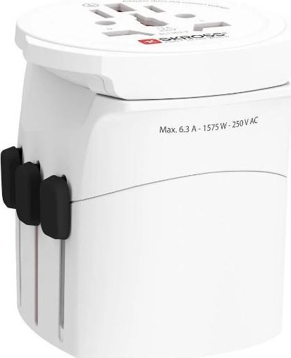 Adapter udhëtimi Skross PRO Light World, universal, i bardhë