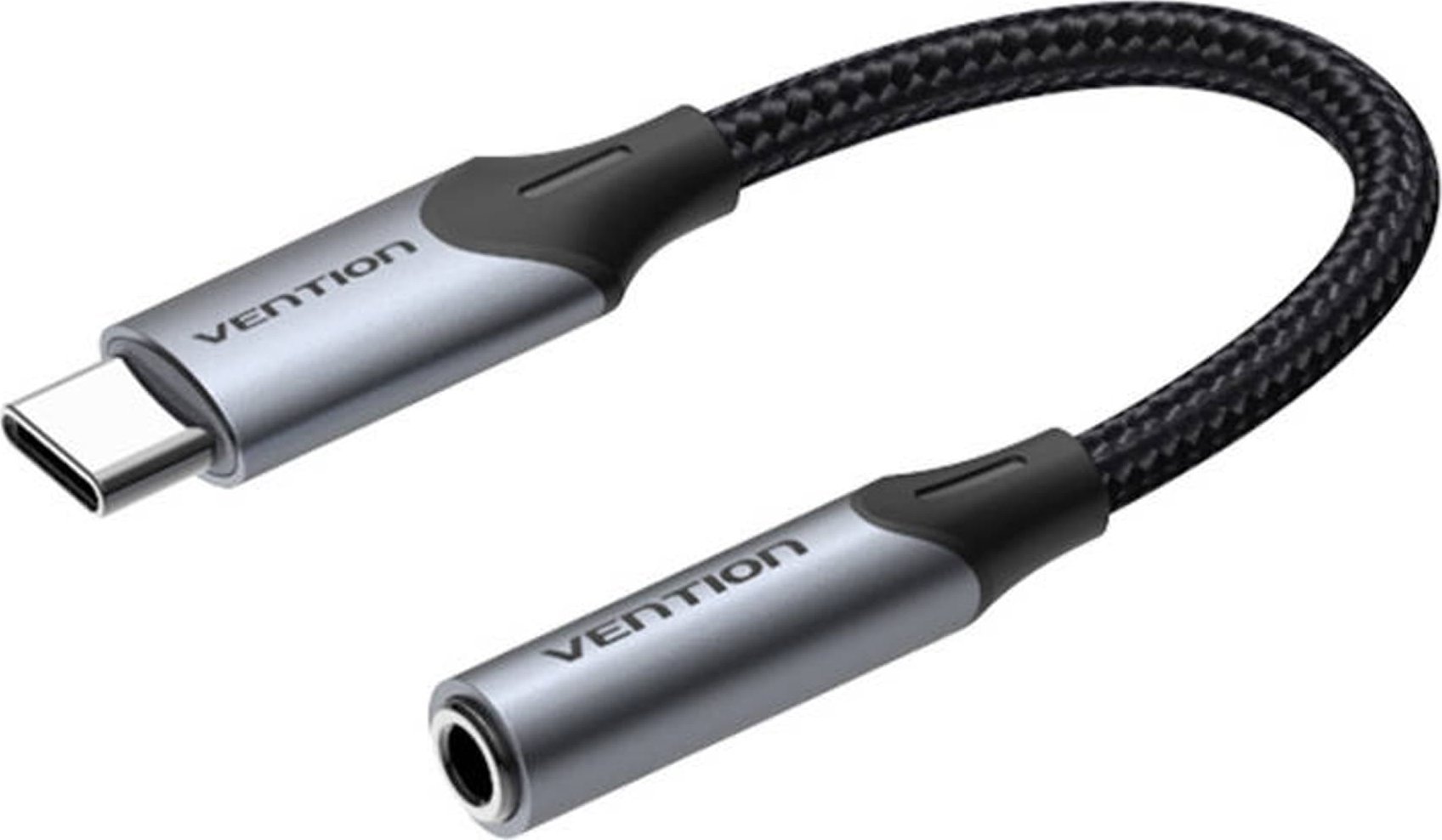 Adapter audio Vention BGJHA, USB C në 3.5 mm, 0.1m, gri