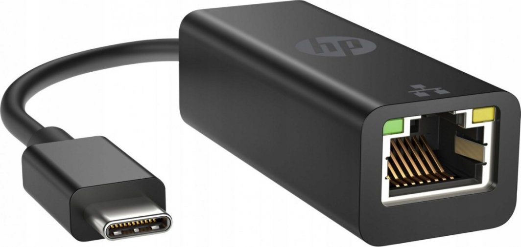 Përshtatës USB HP USB-C në RJ45, i zi