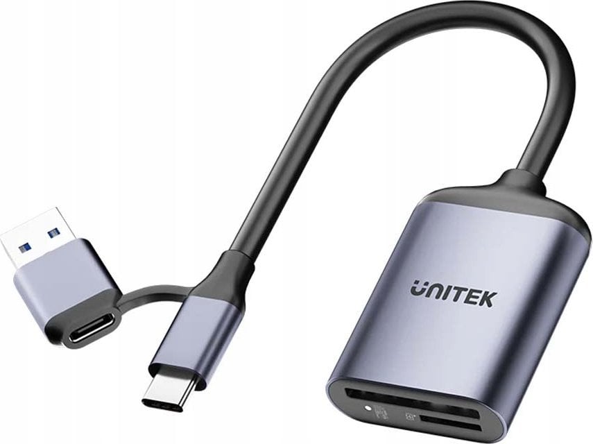 Lexues karte memorie Unitek R1018E01, SD dhe microSD, 2 në 1