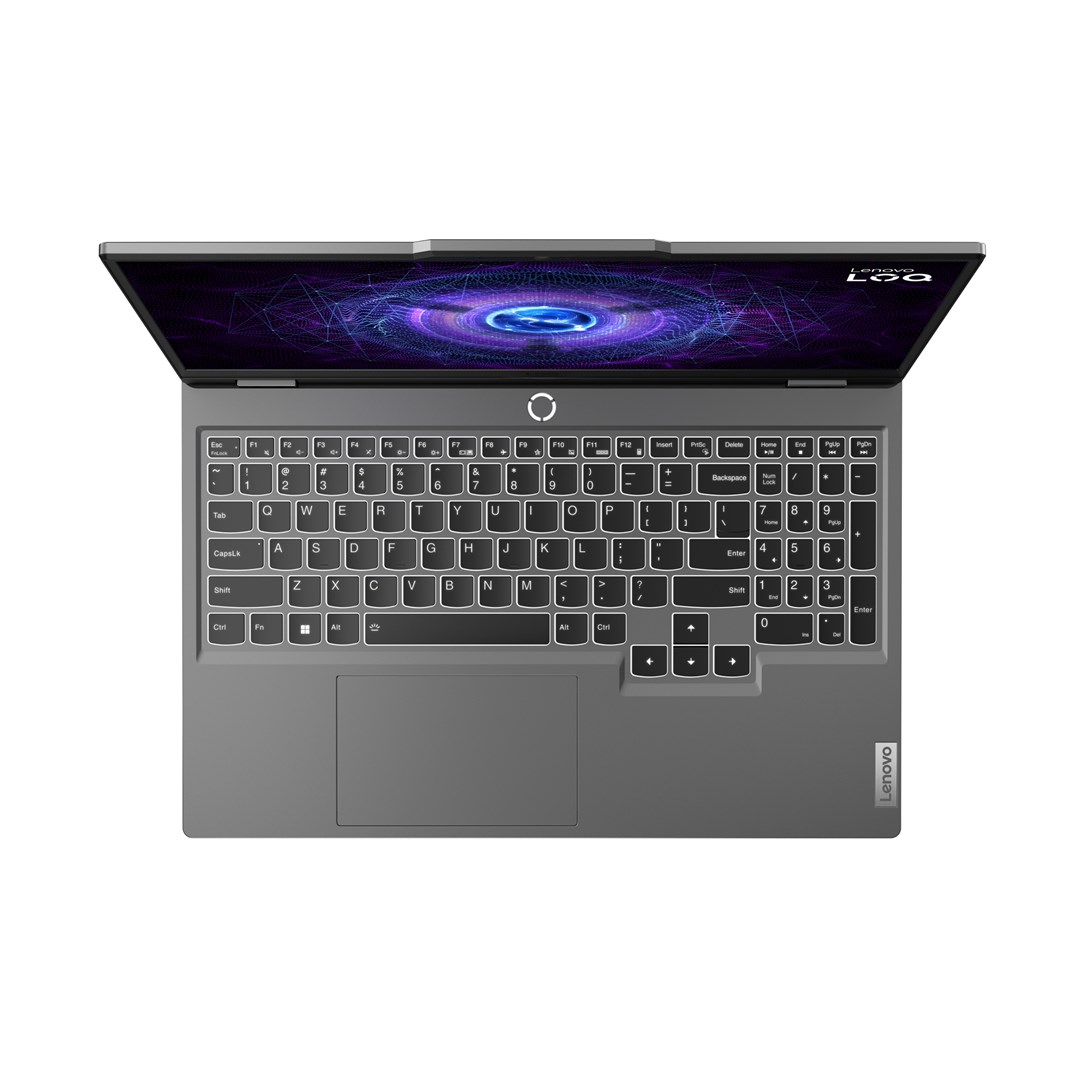 Лаптоп Lenovo LOQ Intel, 15.6", Intel i5-12450HX, 16 GB RAM, 1 TB SSD, NVIDIA GeForce RTX 4050, сив