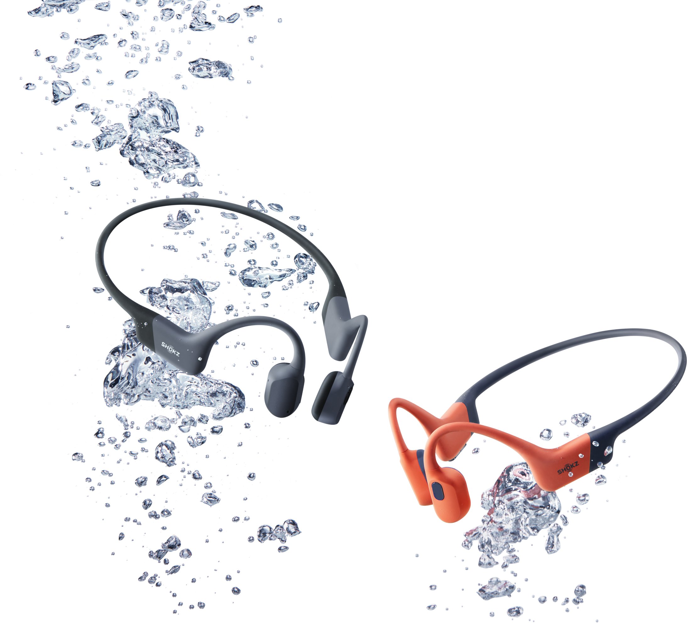 Kufje Shokz OpenSwim Pro, 32GB, IP68, gri