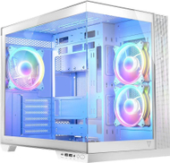 Kase PC Modecom Volcano Panorama Apex ARGB 3F, ATX, xham i temperuar, e bardhë
