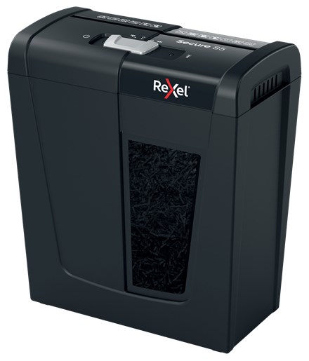 Prerëse dokumentesh Rexel Secure S5 P-2, 10L, 5 fletë, e zezë