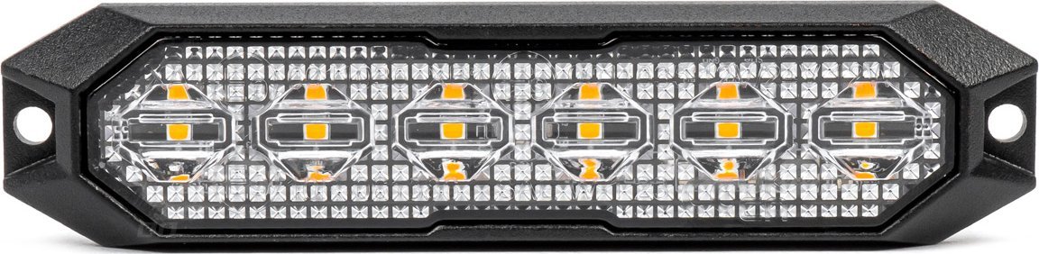 Dritë paralajmëruese AMiO 03930, LED, 12/24V, portokalli