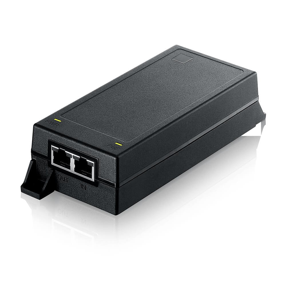 Injector PoE Zyxel POE12-60W, 1 portë, 60W, i zi
