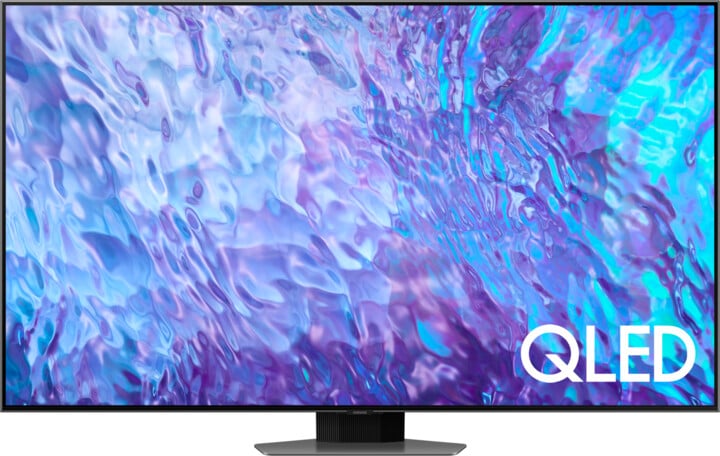 Televizor Samsung QE55Q80C, 55" (138cm), 4K UHD, i argjendtë