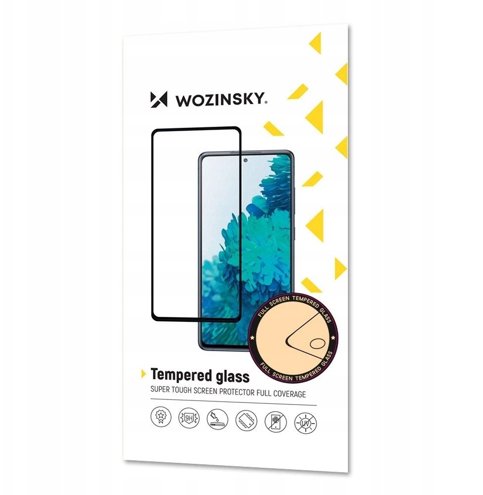 Xham mbrojtës Wozinsky për Xiaomi Redmi Note 14S, Full Glue, 2 copë, i zi