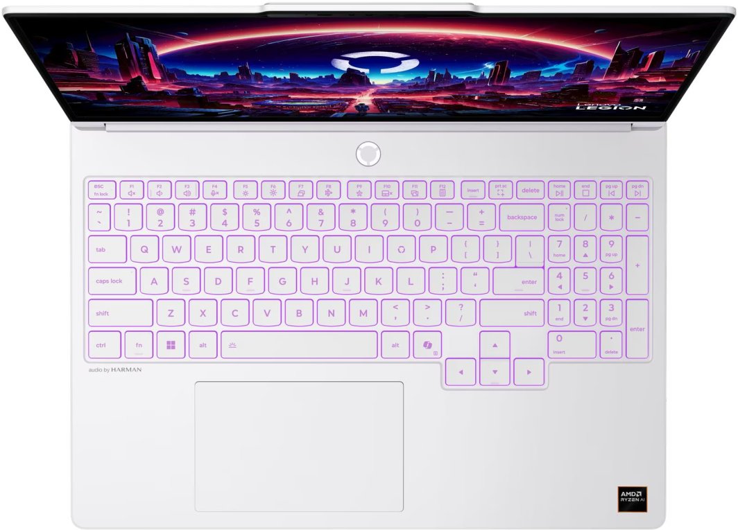 Laptopi Lenovo Legion 5 15AGP11, Ryzen AI 7 450, 16GB, 512GB SSD, RTX 5060, 15.3" OLED 165Hz, i bardhë