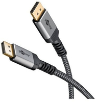 Kabllo DisplayPort Plus 2.0 2.1 Pro, 1m, gri