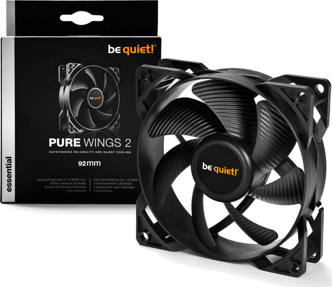 Ftohës be quiet! Pure Wings 2, 92 mm