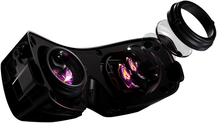VR очила Pimax Crystal Super, 57PPD, со контролери, црна